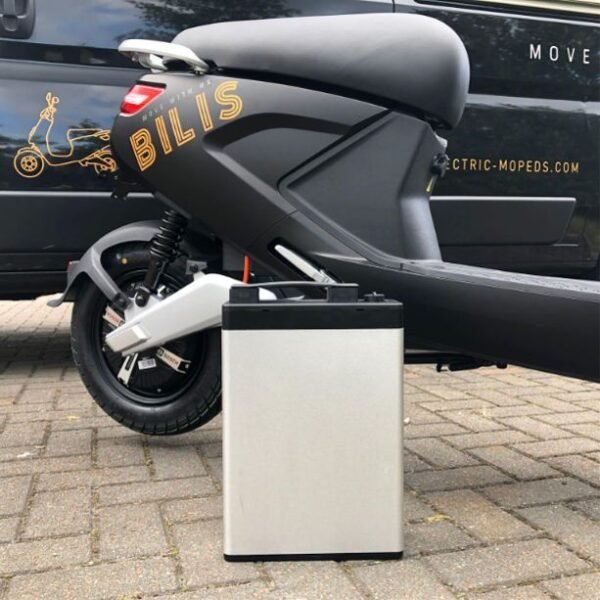 Batery of a Bilis Electric Moped