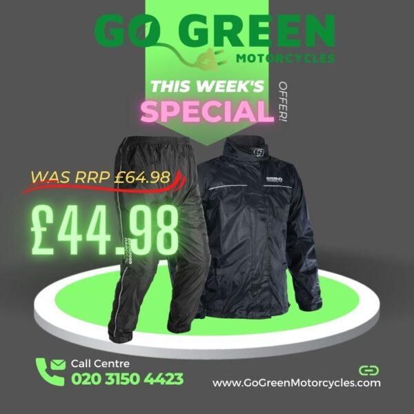 Go Green Motorcycles Rainseal Special offer